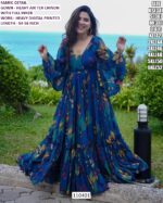 Premium Occasion Wear Chinon Gown For Women