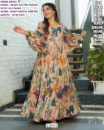 Premium Occasion Wear Chinon Gown For Women