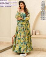 Premium Occasion Wear Chinon Gown For Women