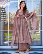 Beautiful Pure Maslin Suit Set With Heavy Digital Print