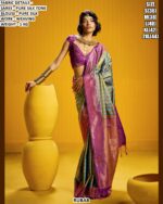 Premium Pure Silk Tone Saree With Elegant Weaving Work