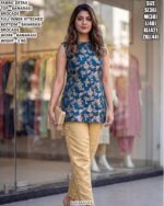 Elegant Banarasi Top Bottom Outfit For Women