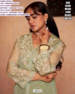 Designer Shimmer Tissue Embroidered Suit Set For Women