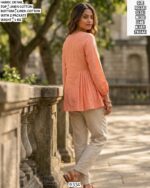 Women’s Linen Cotton Top Bottom Set With Two Pockets