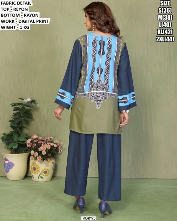 Designer Rayon Co Ord Set For Women