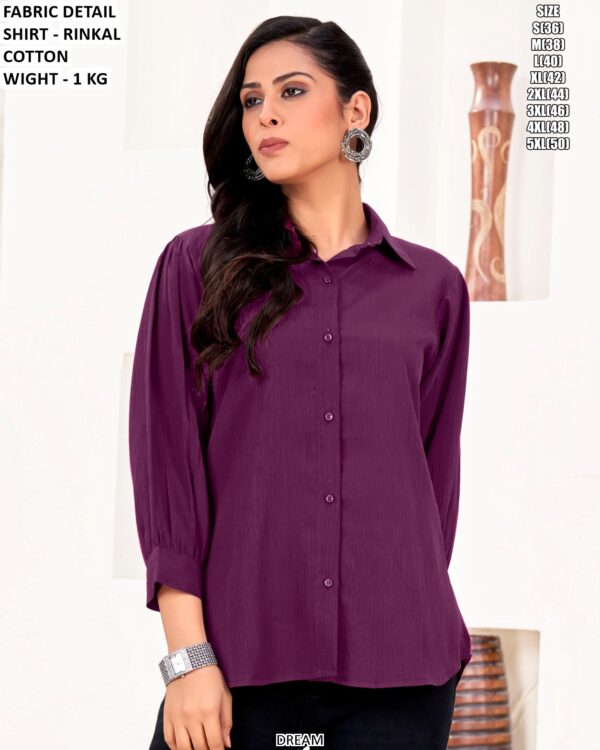 Women’s Rinkal Cotton Stylish Casual Shirt