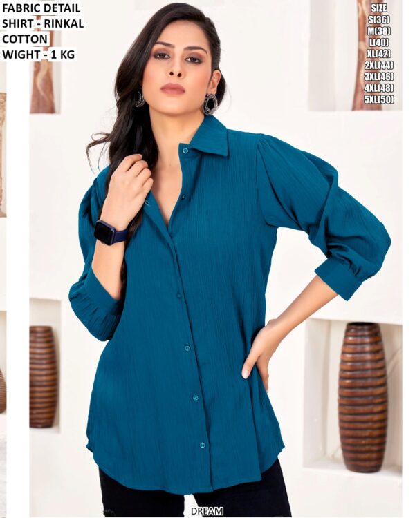 Women’s Rinkal Cotton Stylish Casual Shirt