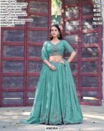 Women’s Star Georgette Lehenga Choli With Resham Embroidery