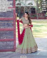 Women’s Star Georgette Lehenga Choli With Resham Embroidery