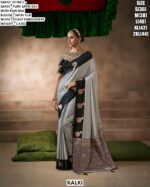 Women’s Festive Wear Saree With Embroidered Blouse