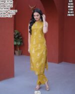 Premium Cotton Kurti & Pent  Set With Printed Work