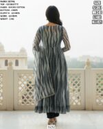 Georgette Suit Set With Lehriya Dupatta For Women