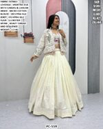 Elegant Lehenga Choli With Heavy Thread And Sequence Work
