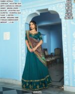 Vichitra Silk Lehenga Set With Sequins And Thread Embroidery Work