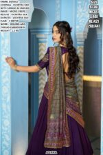 Vichitra Silk Lehenga Set With Sequins And Thread Embroidery Work