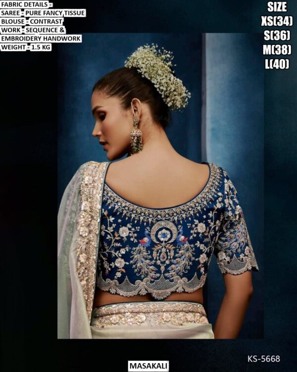 Pure Fancy Tissue Saree For Women