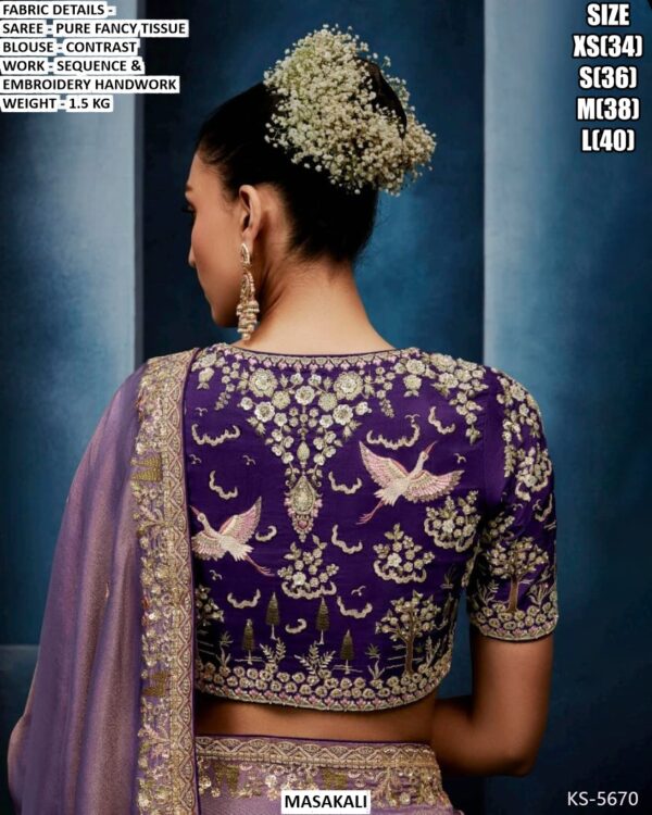 Pure Fancy Tissue Saree For Women