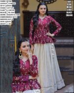 Stylish Lehenga Set With Sequins, Mirror Lace And Flair