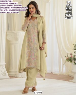 Women’s Premium Simar Silk Pakistani Style Suit Set