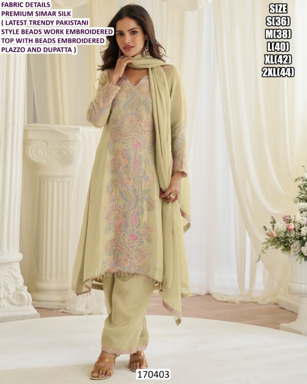 Women’s Premium Simar Silk Pakistani Style Suit Set