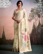 Women’s Linen Silk Saree With Weaving Blouse