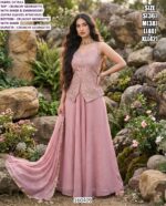 Designer Embroidered Ethnic Wear Set With Dupatta