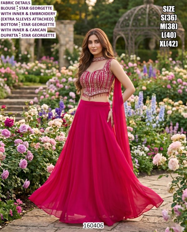 Designer Embroidered Ethnic Wear Set With Dupatta