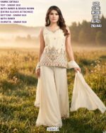 Designer Embroidered Ethnic Wear Set With Dupatta