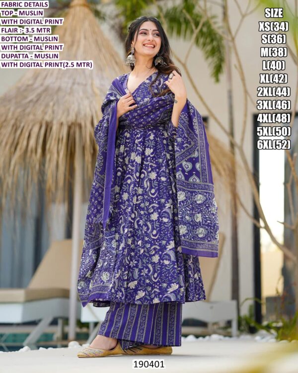 Party Wear Printed Palazzo Suit For Women