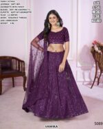 Designer Soft Net Georgette Lehenga Set With Sequence Thread Zari Embroidery
