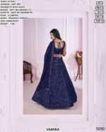 Designer Soft Net Georgette Lehenga Set With Sequence Thread Zari Embroidery