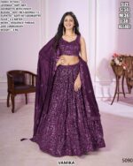 Designer Soft Net Georgette Lehenga Set With Sequence Thread Zari Embroidery