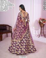 Designer Soft Net Georgette Lehenga Set With Sequence Thread Zari Embroidery
