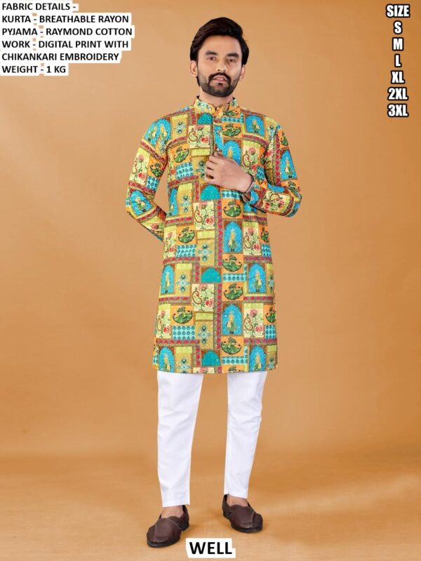 Traditional Kurta Pyjama For Men