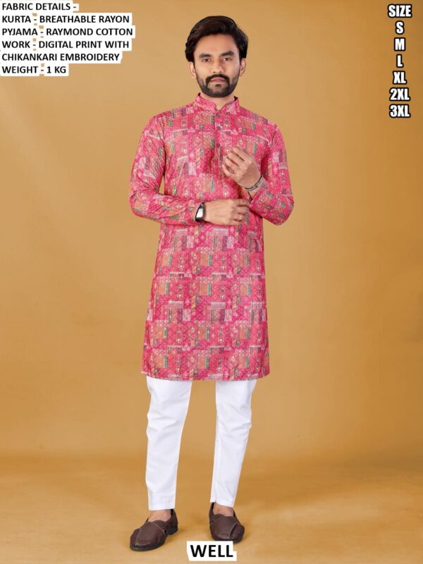 Traditional Kurta Pyjama For Men