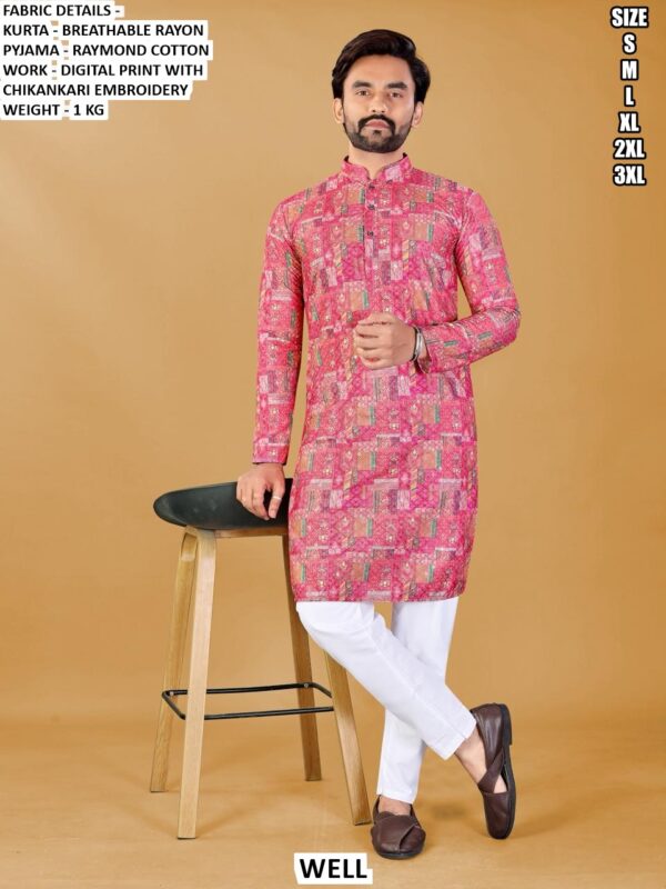 Traditional Kurta Pyjama For Men