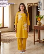 Designer Chinon Silk Kurta Pant Set For Women