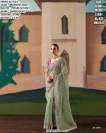 Premium Fancy Embroidered Saree For Festive And Party Wear