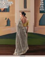 Premium Fancy Embroidered Saree For Festive And Party Wear