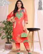 Beautiful Cotton Lillen Co Ord Set With Digital Print