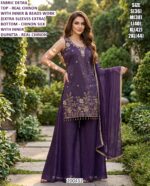 Women’s Occasion Wear Palazzo And Dupatta Set