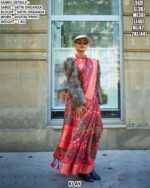 Luxury Digital Print Saree For Festive And Party Wear