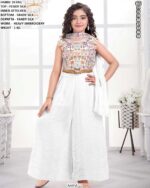 Premium Girls Ethnic Set With Heavy Embroidery Work