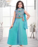 Premium Girls Ethnic Set With Heavy Embroidery Work