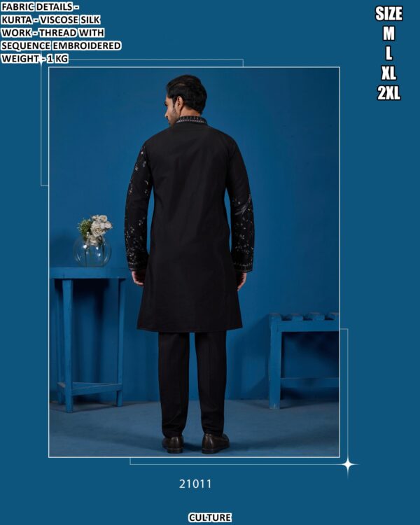 Designer Viscose Silk Kurta For Festive And Party Wear