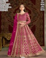 Premium Net Anarkali Gown With Sequence Embroidery Dupatta