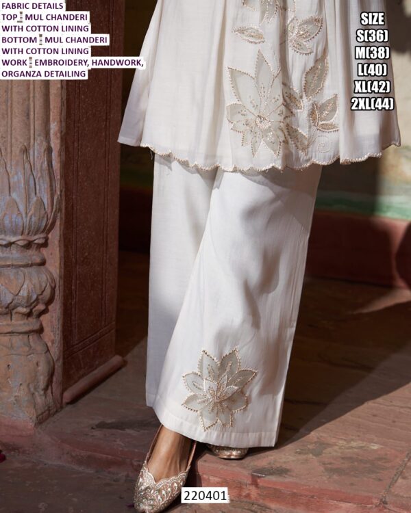 Designer Embroidered Kurti With Pant Collection