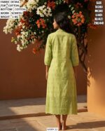 Elegant Women Cotton Outfit With Stylish Schiffli Design