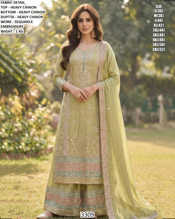 Exclusive Ethnic Suit Set With Premium Sequence Detailing