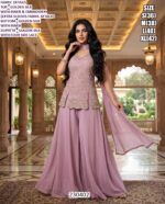 Designer Party Wear Kurti Palazzo Set Collection